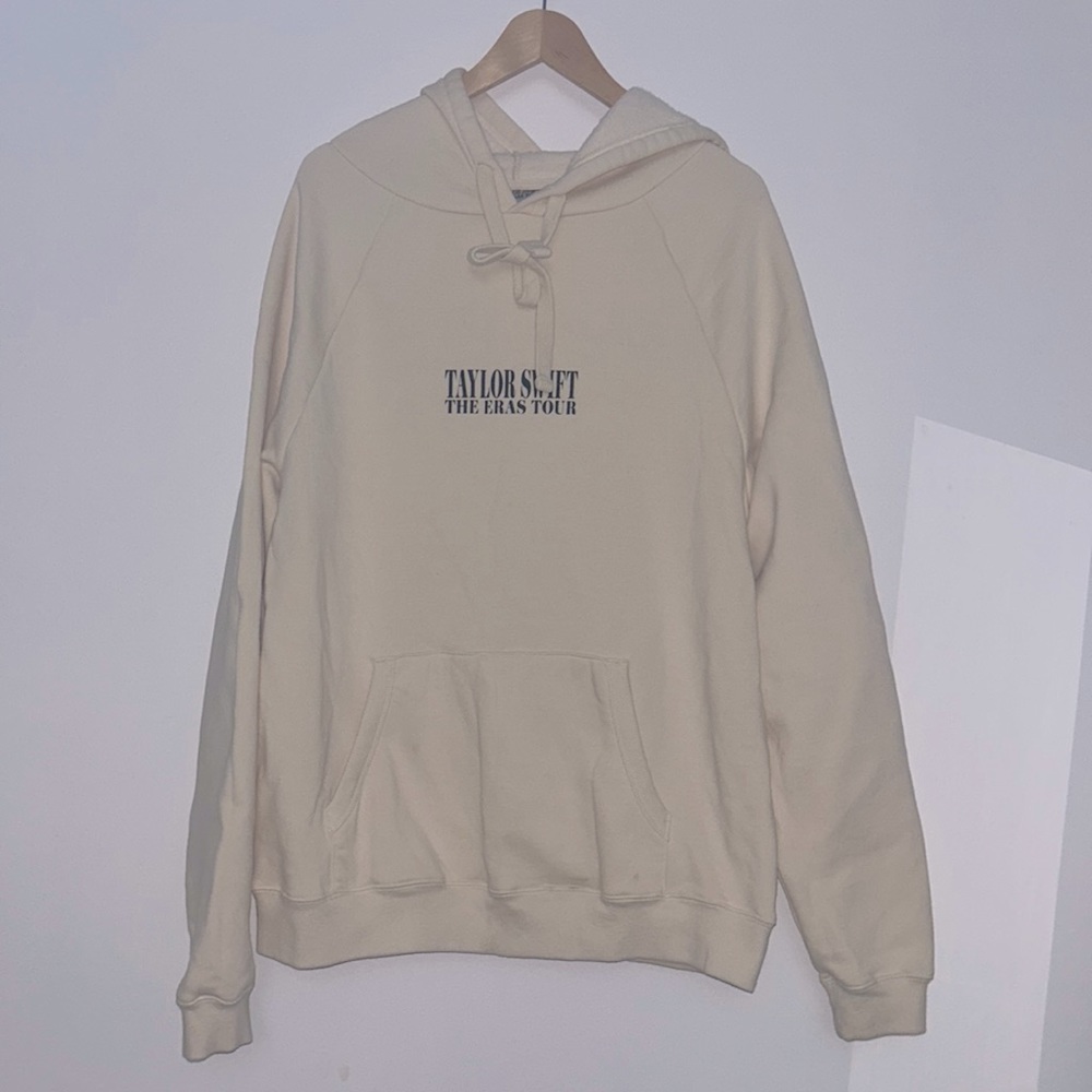 TAYLOR SWIFT THE ERAS BEIGE HOODIE
